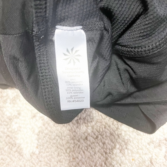 Athleta Stripe Swagger Tiered Skort Size XL Black - Picture 13 of 15